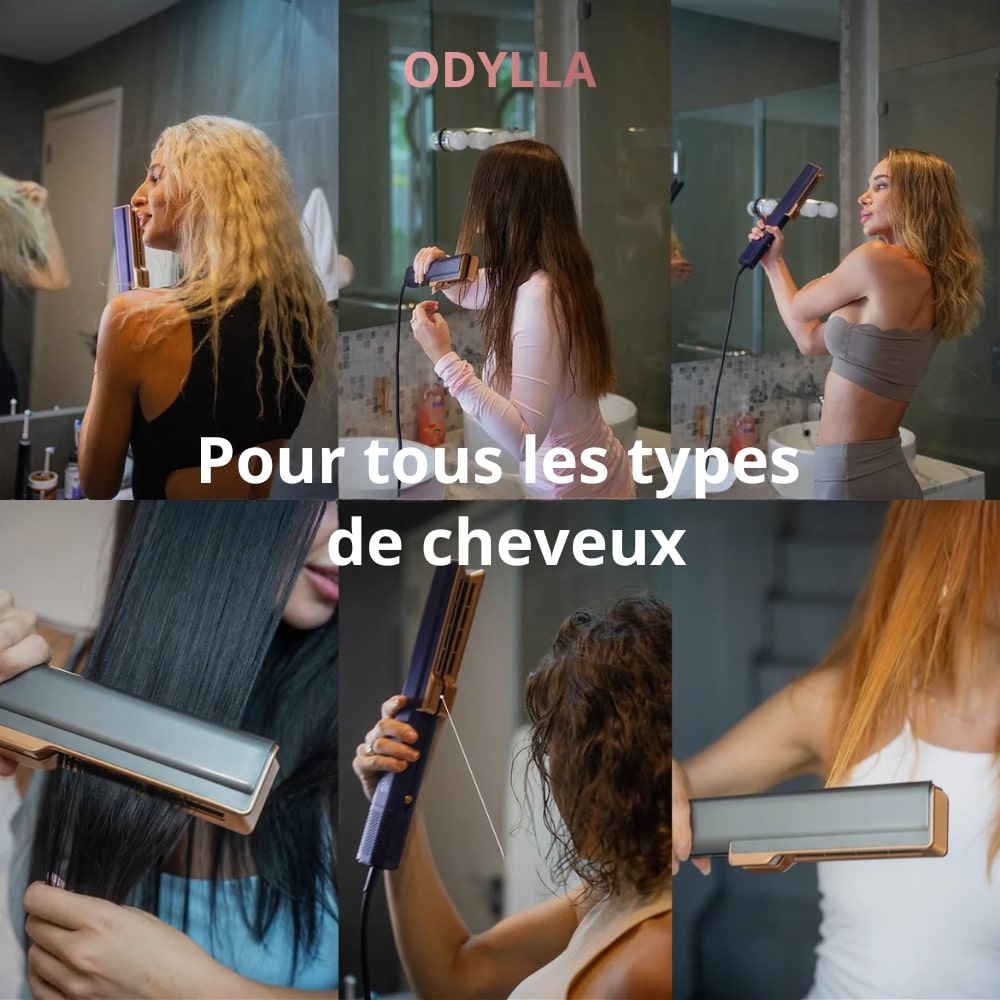 ODYLLA® - LISSEUR SÉCHANT 2 EN 1