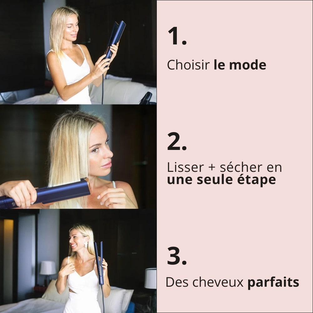 ODYLLA® - LISSEUR SÉCHANT 2 EN 1