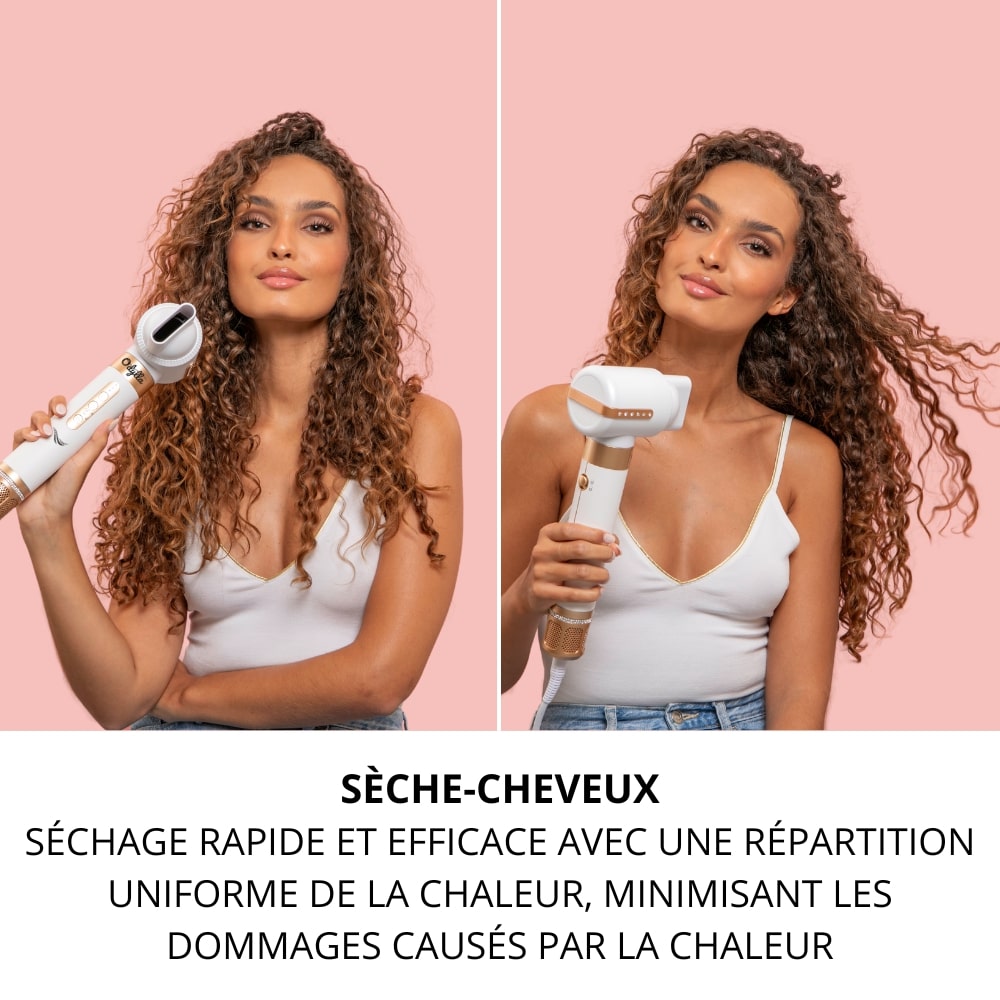 ODYLLA® - BROSSE SOUFFLANTE PRO 7 EN 1 + E-Book Offert