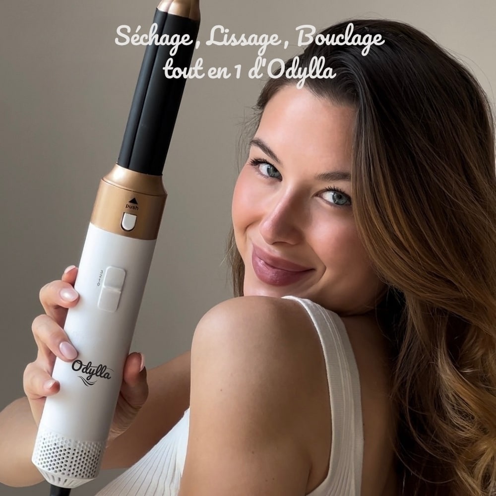ODYLLA® - BROSSE SOUFFLANTE 5 EN 1 + E-Book Offert