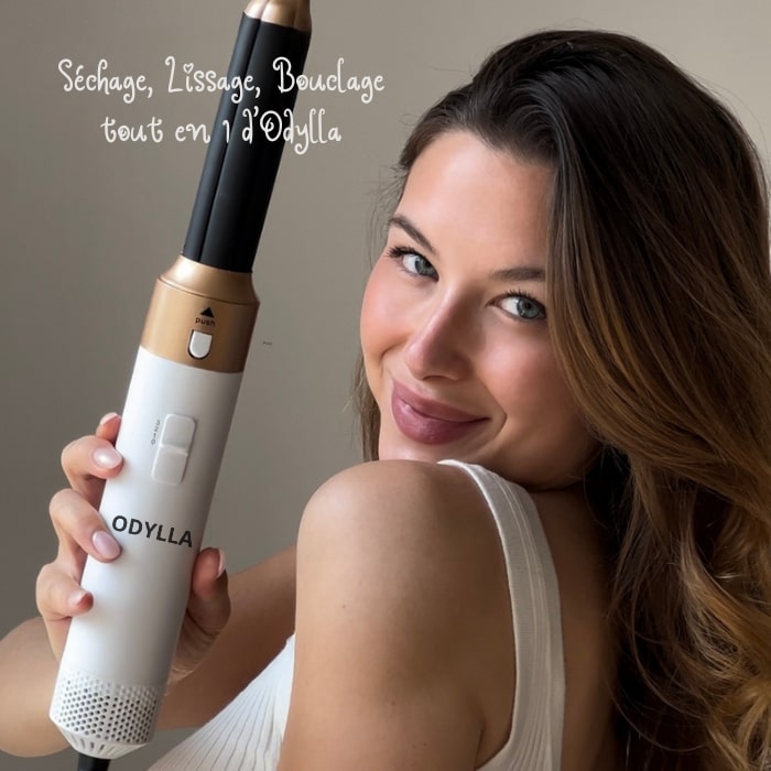 ODYLLA® - BROSSE SOUFFLANTE 5 EN 1 + E-Book Offert