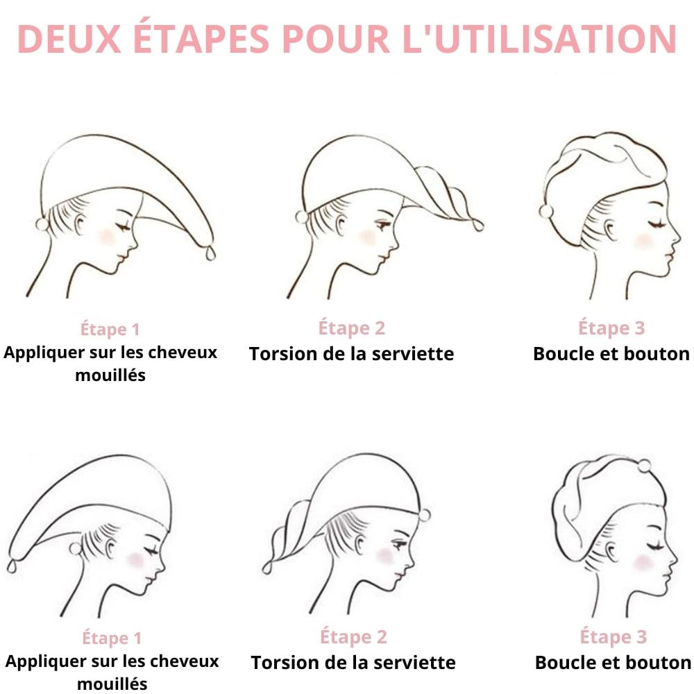 ODYLLA® - SERVIETTE POUR CHEVEUX