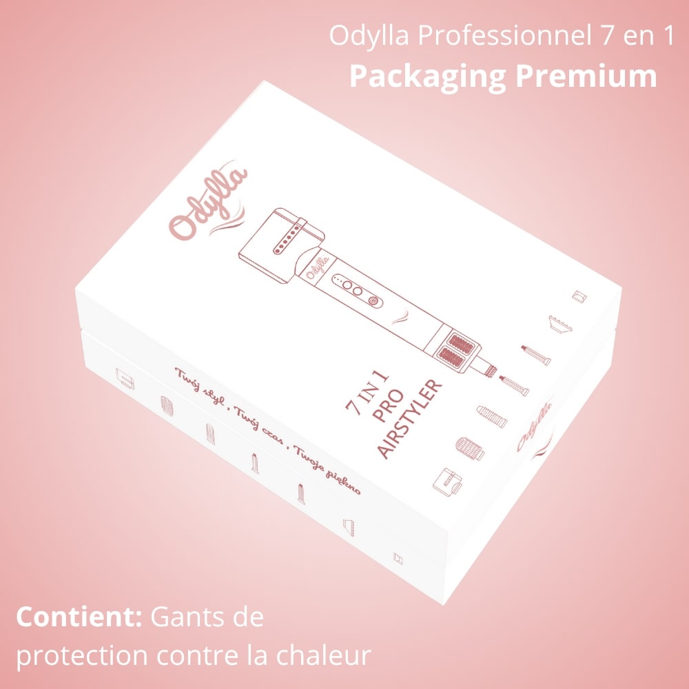 ODYLLA® - BROSSE SOUFFLANTE PRO 7 EN 1 + E-Book Offert