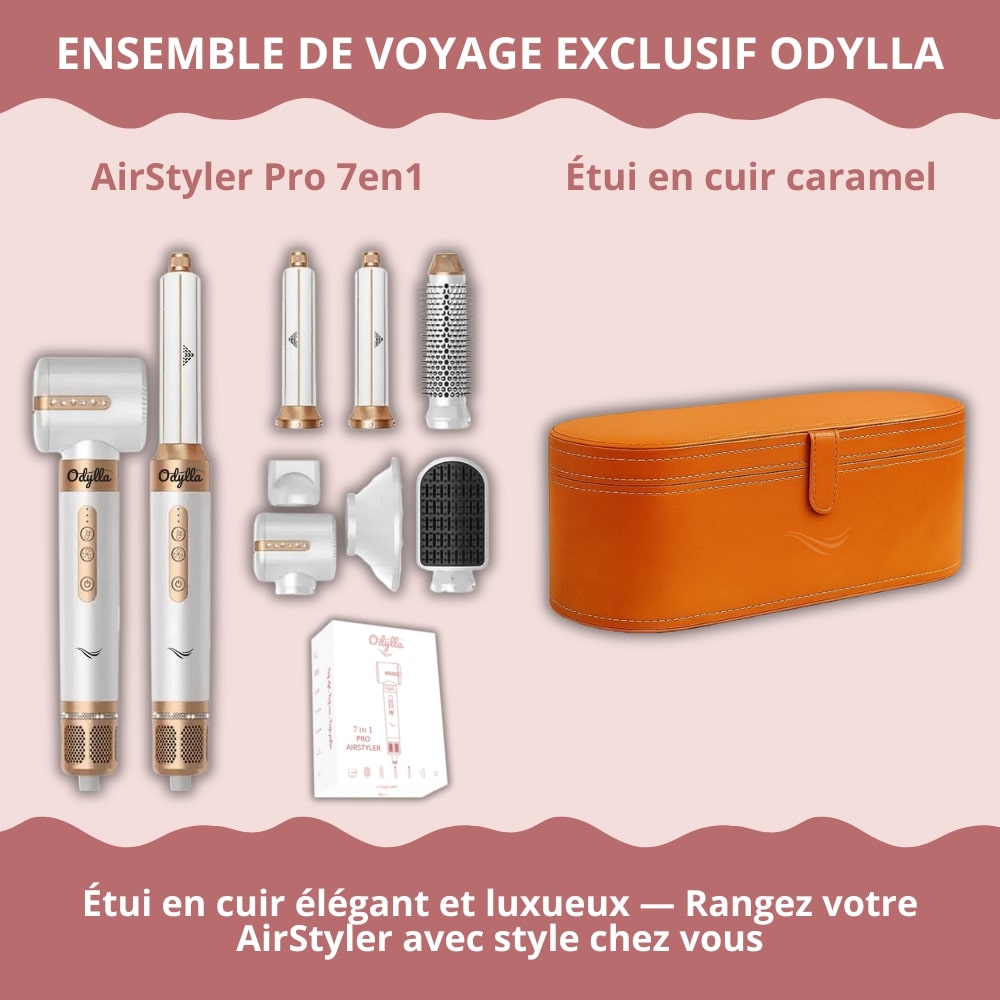 ODYLLA® - BROSSE SOUFFLANTE PRO 7 EN 1 + E-Book Offert