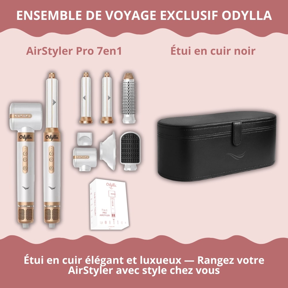 ODYLLA® - BROSSE SOUFFLANTE PRO 7 EN 1 + E-Book Offert