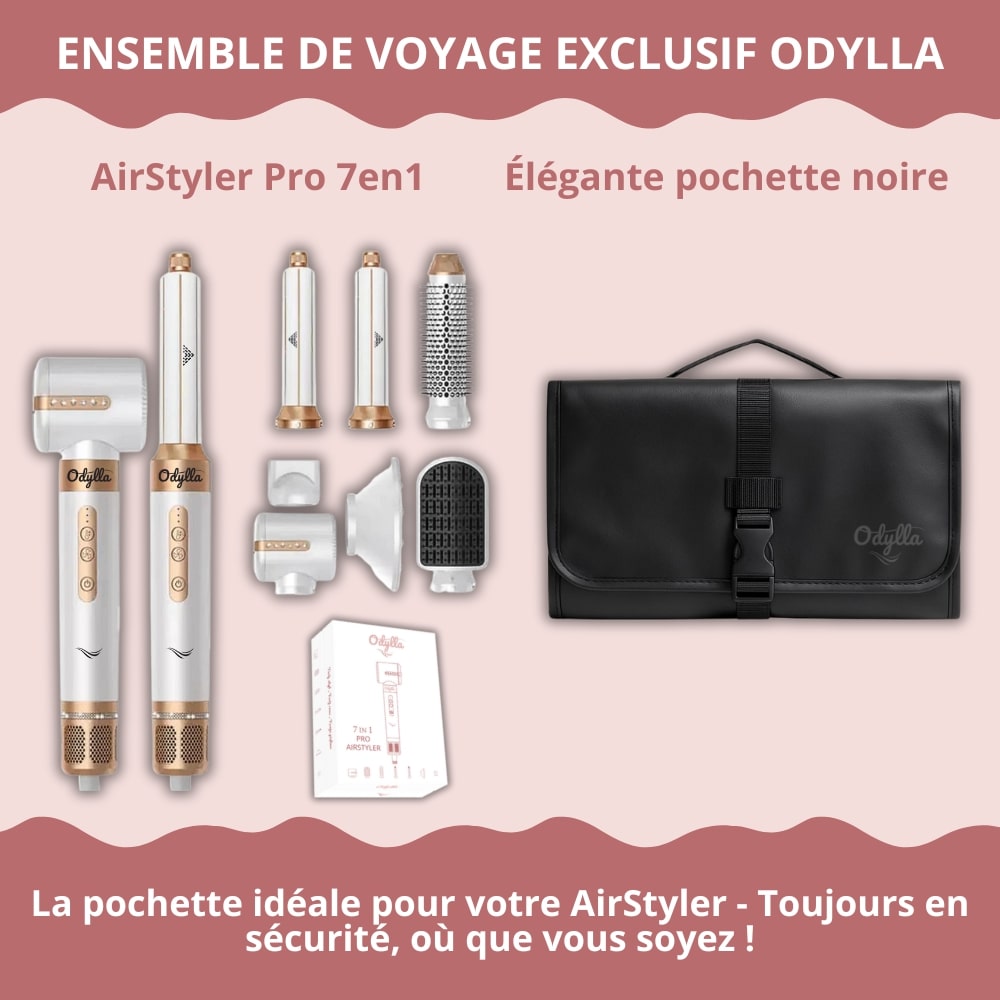 ODYLLA® - BROSSE SOUFFLANTE PRO 7 EN 1 + E-Book Offert