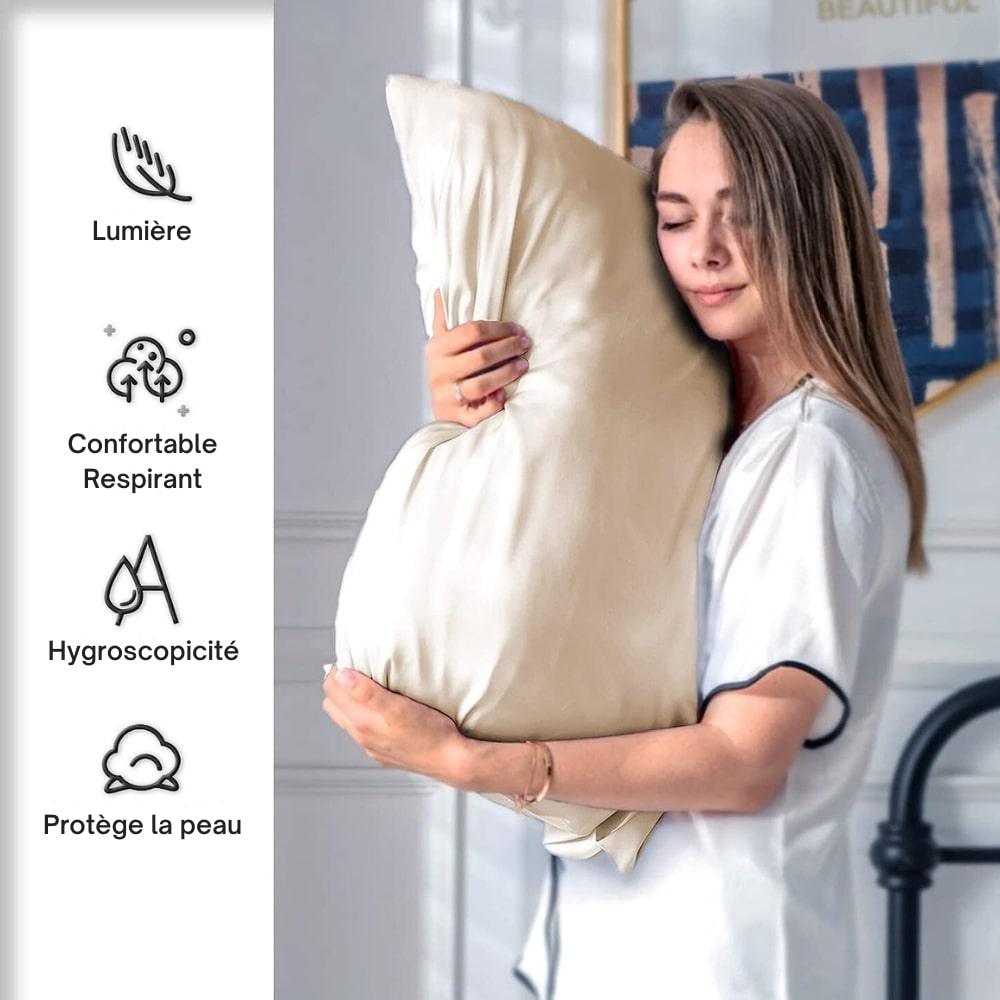ODYLLA® - TAIE D'OREILLER EN SOIE